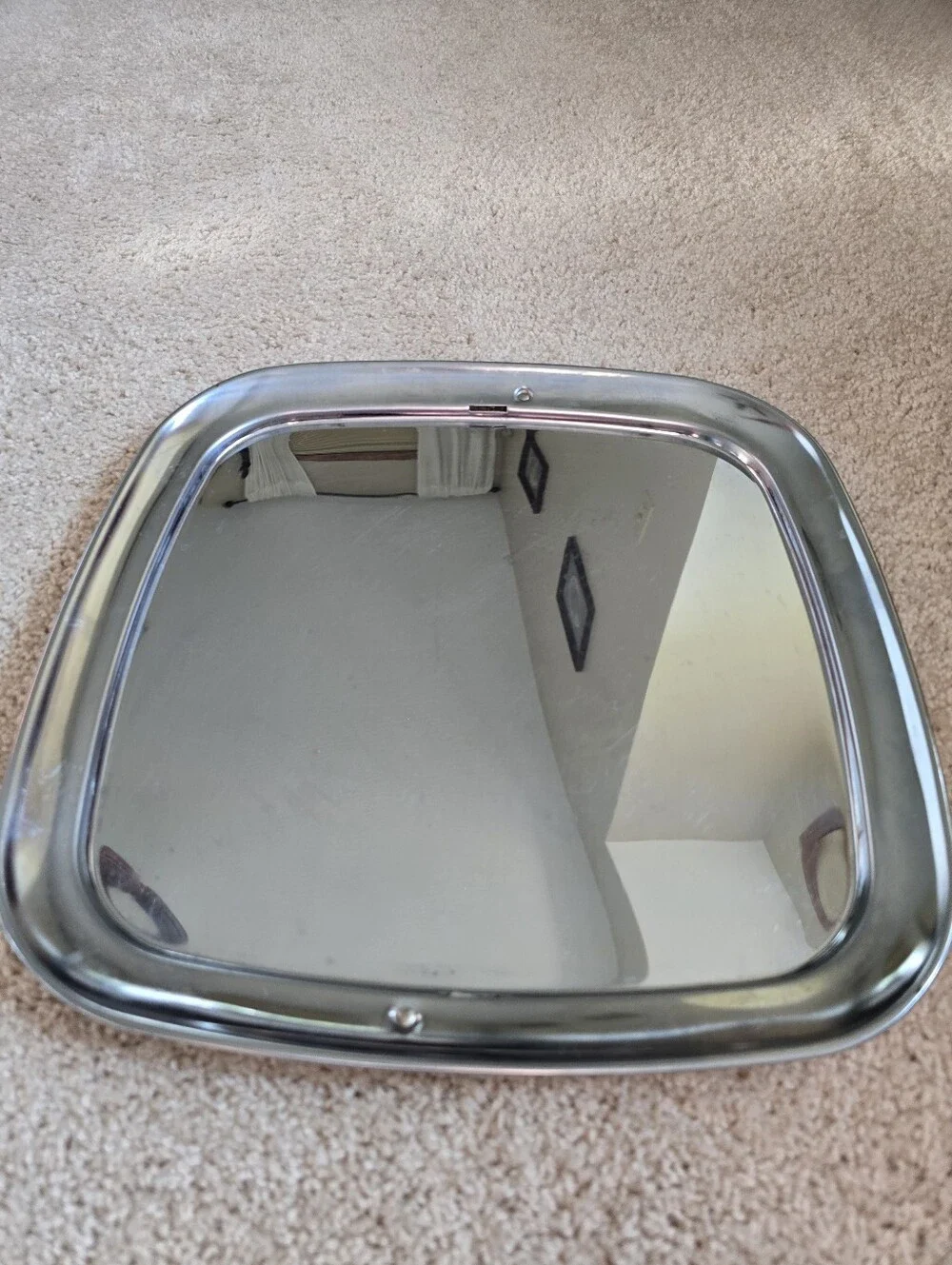 Vintage Lincoln Beautyware Cake Carrier Mid Century Chrome Cake Saver